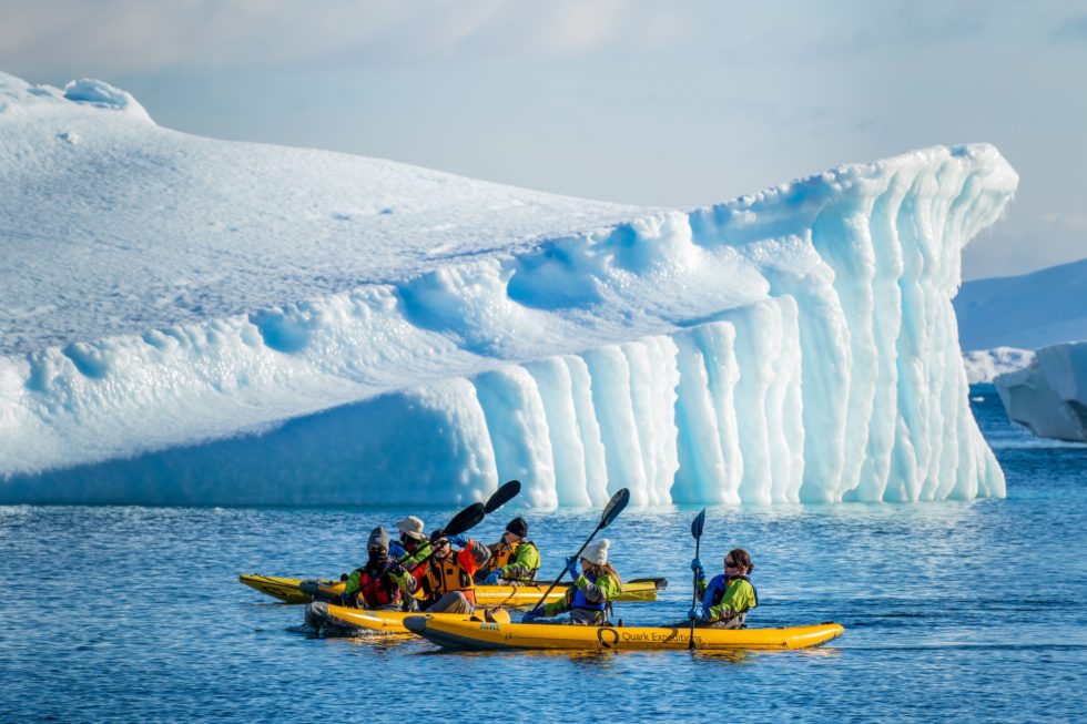quark expeditions, glacier travel, paddle boarding arctic