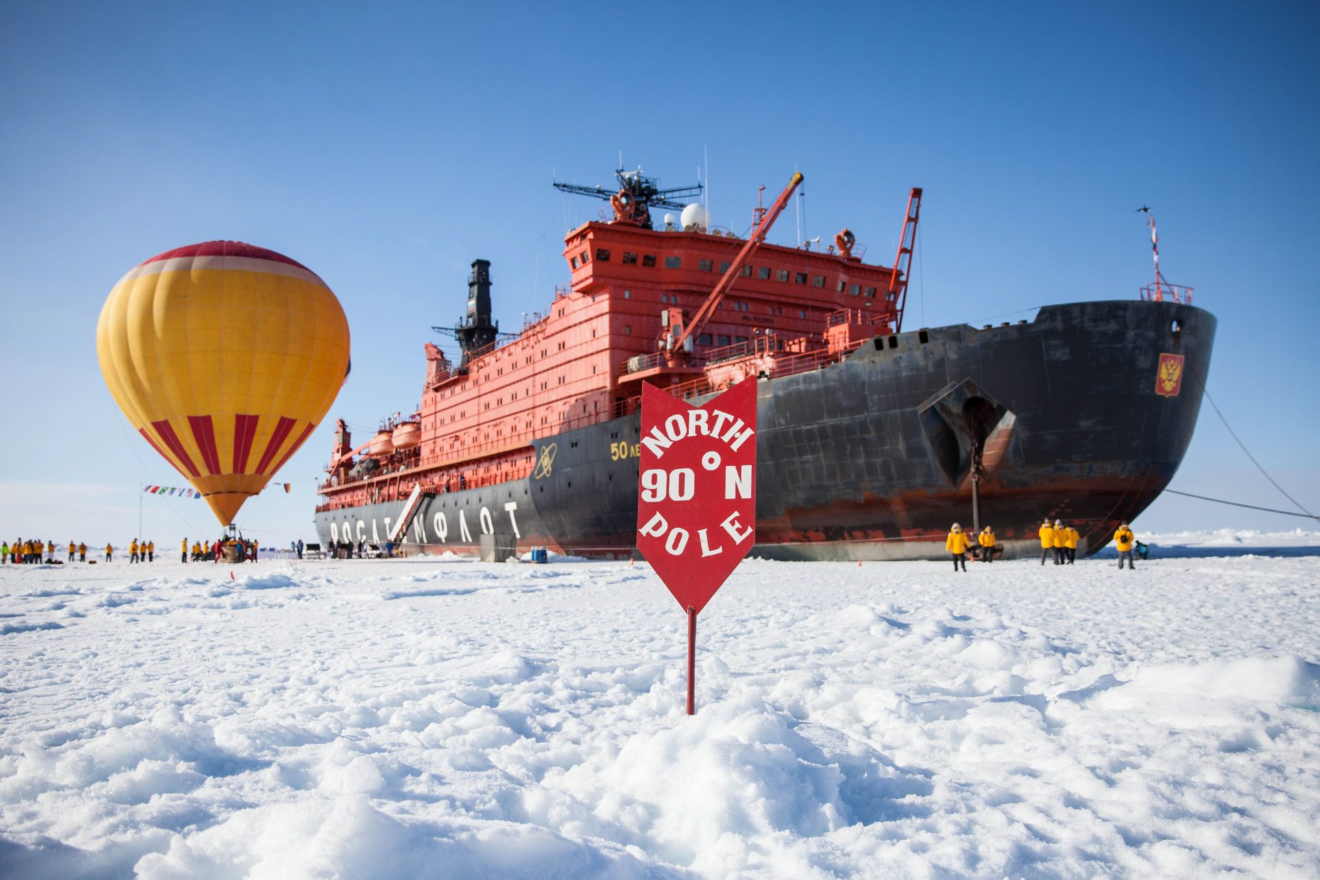 hot air ballooning, north pole, quark expeditions