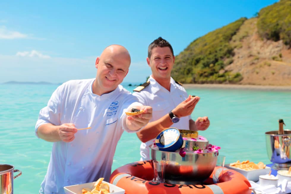 SDYC, seadream yacht club, champagne and caviar splash