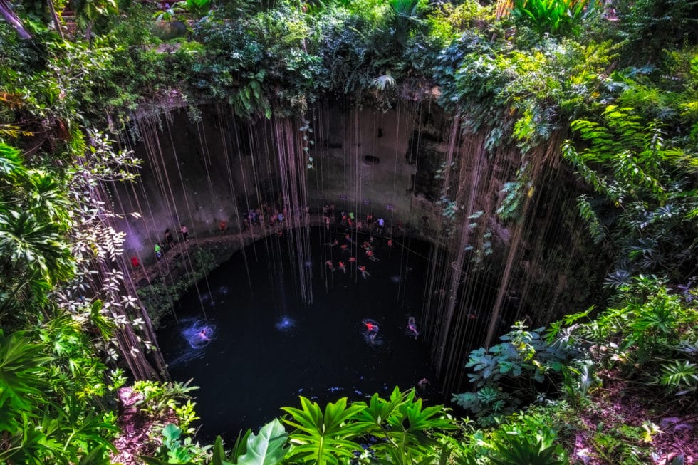 Cenote Cave, Cenote Cave lake, chichen itza