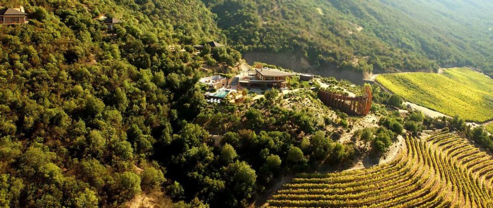 Lapostolle residence, Clos Apalta Residence, Chilean vineyards travel